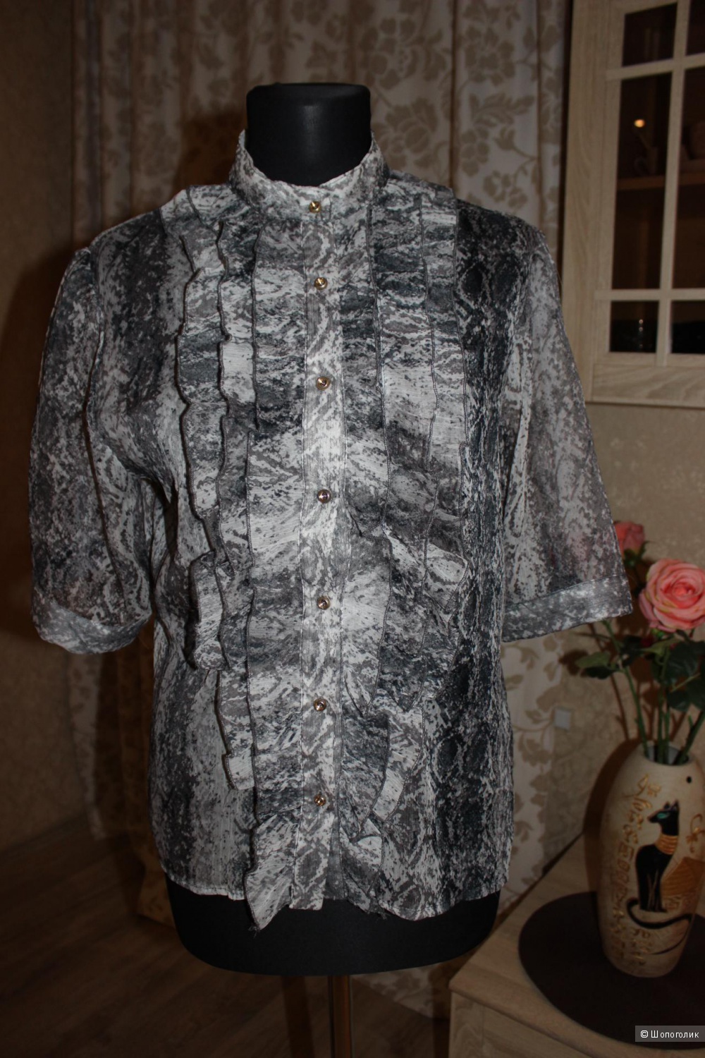 Блузка made in Italy, размер 48-50-52