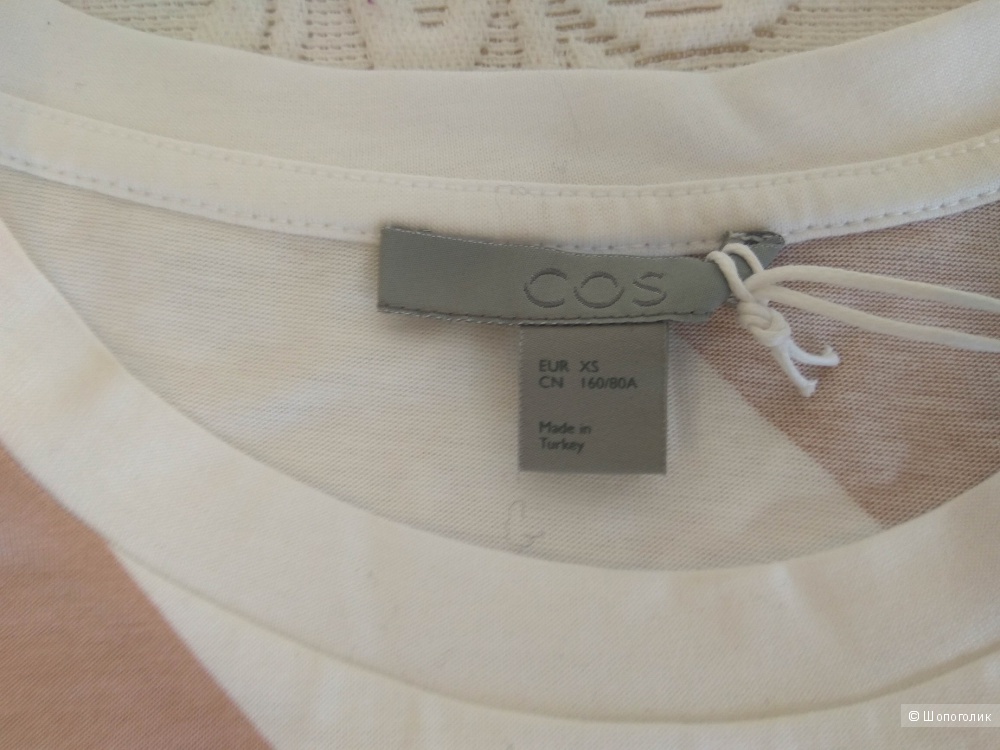 COS хлопковая футболка разм. XS новая