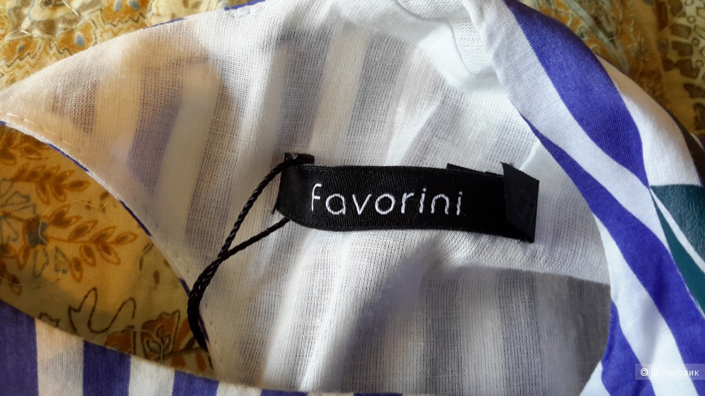 Летнее платье Favorini размер 46 (хорошо будет на 44-46) 100% хлопок