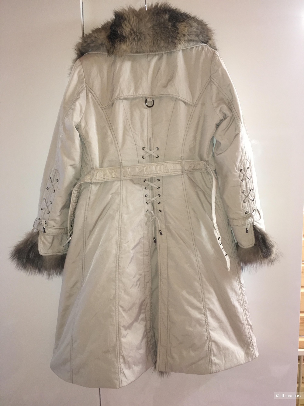Furs World Пальто 2в1 весна-осень/зима 46-48