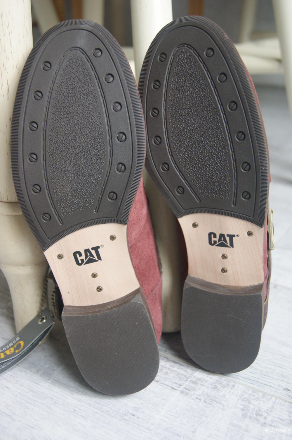 Новые замшевые ботинки Caterpillar 38-39 размер
