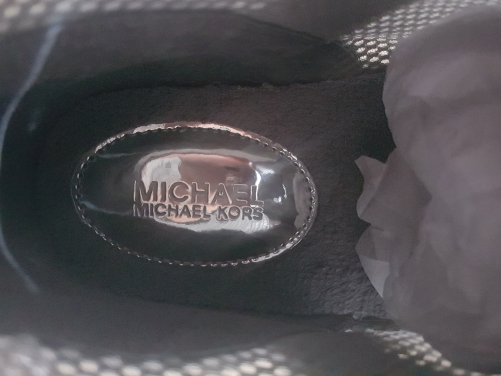 Кроссовки хайтопы Michael Kors, натуральная замша, размер 39 - 39.5