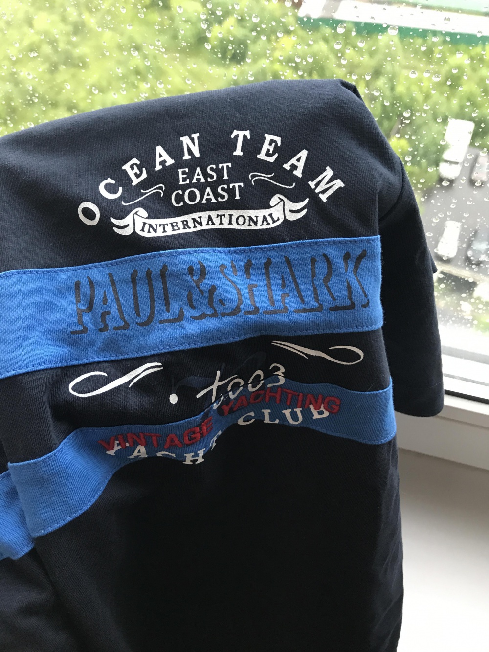 Мужская футболка Paul&Shark Yachting темно-синяя размер М