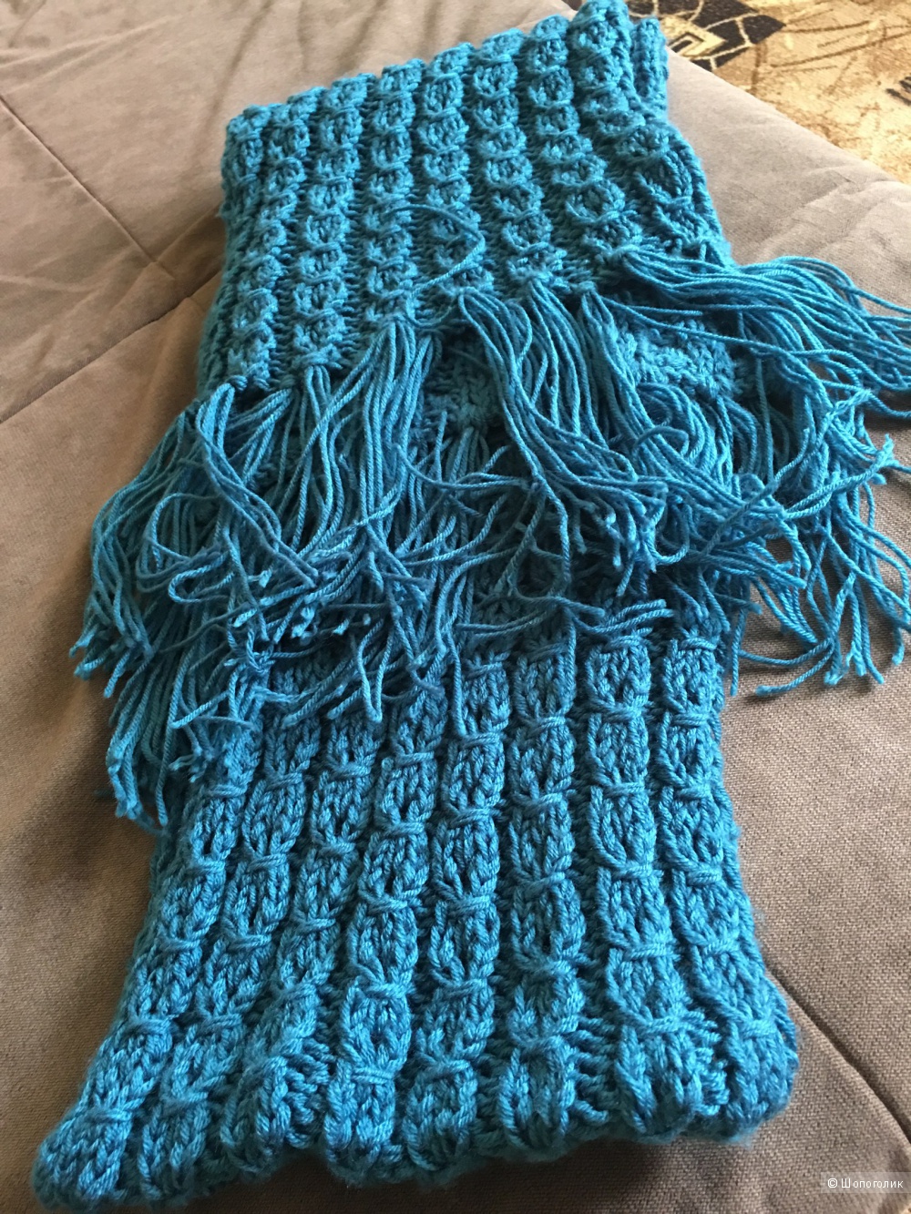 Бирюзовый шарф
