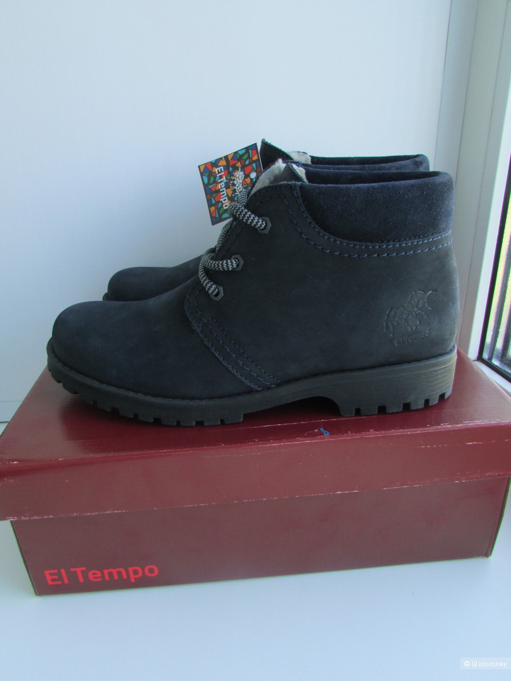 Новые зимние ботинки El Tempo натуральная кожа шерсть