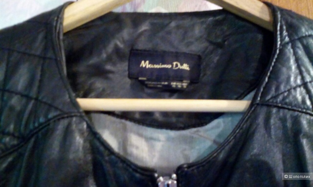 Massimo Dutti куртка науральная кожа маркировка XL маломерит на M
