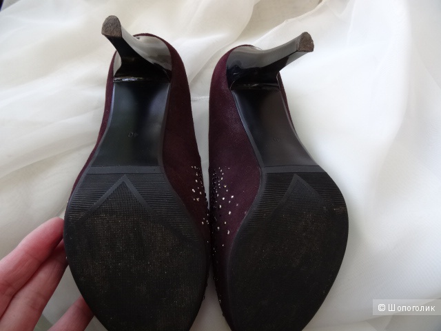 Вечерние туфли "Sinta", искусственная замша, размер 40, б/у