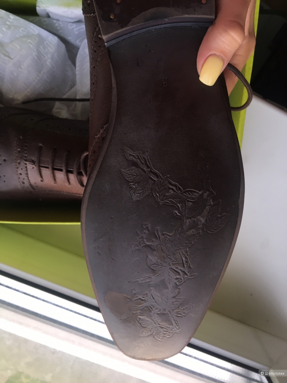 Кожаные туфли Ted Baker рос.41 размер ( европ. 42 размер). UK8