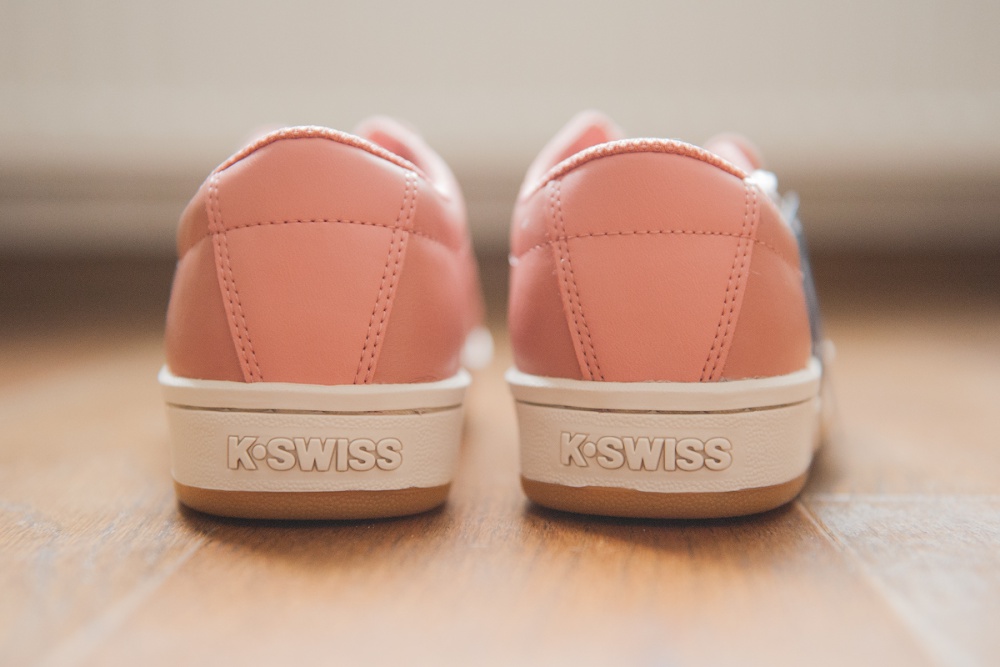 Розовые кожаные кеды K-Swiss р. 4,5 UK - 37, 5 EUR