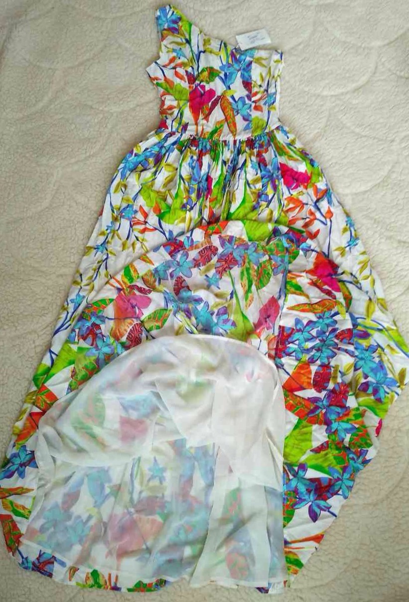 Платье макси MARINO MILANO, р-р 44. Яркое, в цветах!