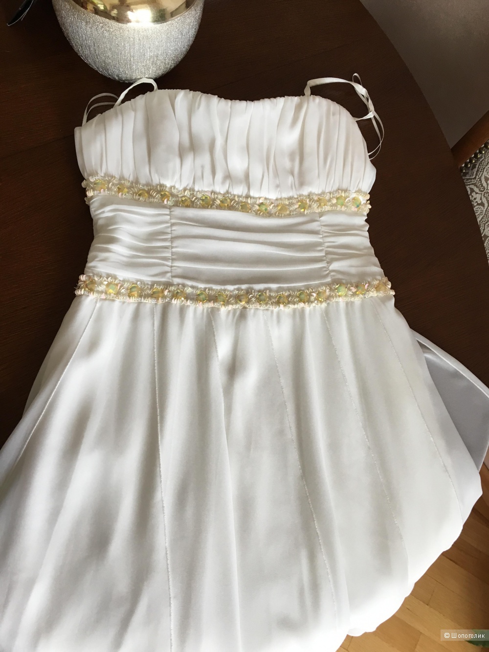 Платье свадебное или на девичник  44 размер