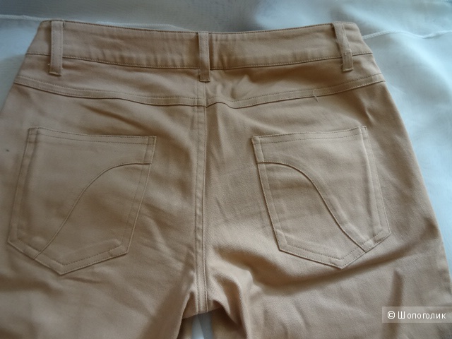 Хлопковые брюки цвета лосося "INCITY", размер 40-42, б/у
