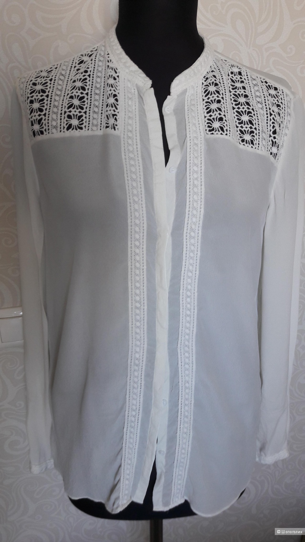 Шелкая рубашка блузка Massimo Dutti, 42 EU
