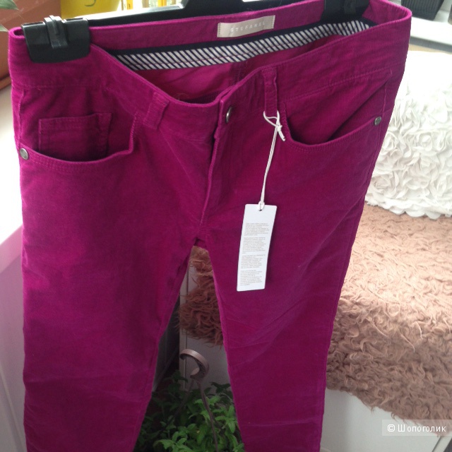 Вельветовые брюки (джинсы)-скинни Stefanel (42-44 размер)