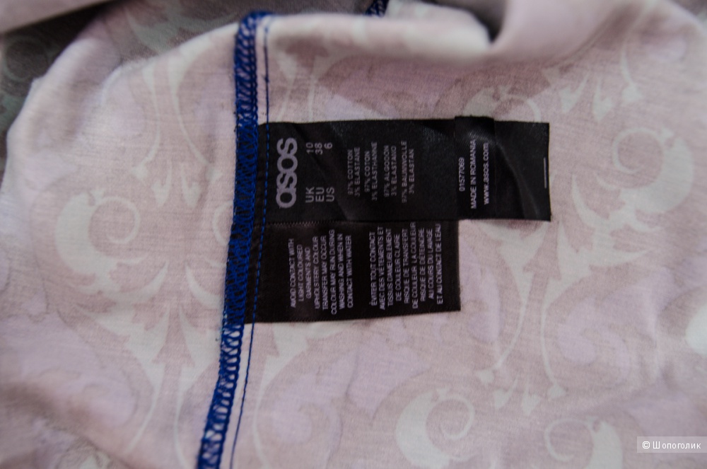 Новое платье ASOS wiggle из хлопка, размер 10 uk