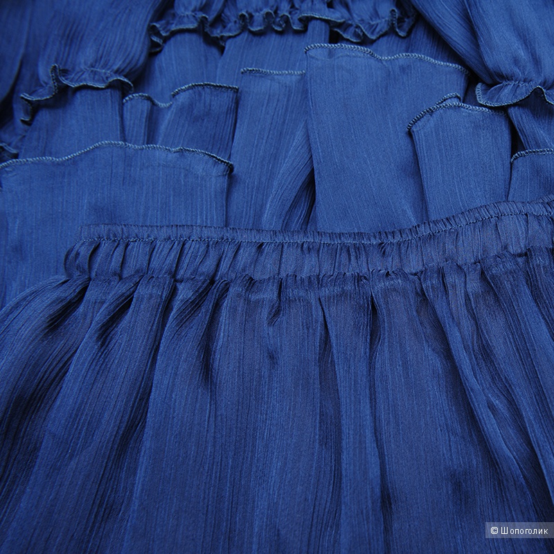 Шикарная шифоновая юбка BOSHOW в Бохо-стиле, новая, наш 42-48 размер