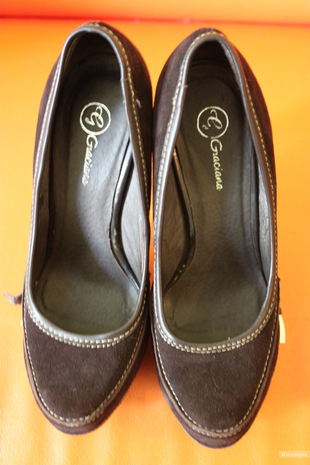 Замшевые туфли Graciana 36 размер в хорошем состоянии
