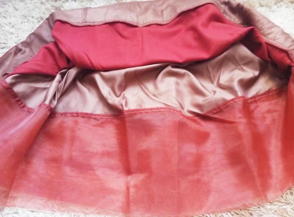 Шерстяная дизайнерская юбка ARTKA размер L