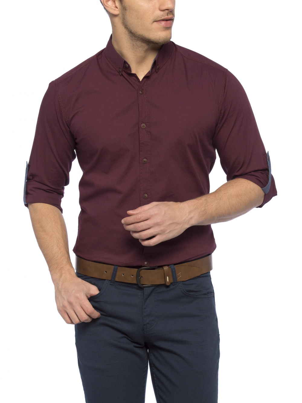 Рубашка мужская хлопковая, LCW Casual , XL (54 размер)