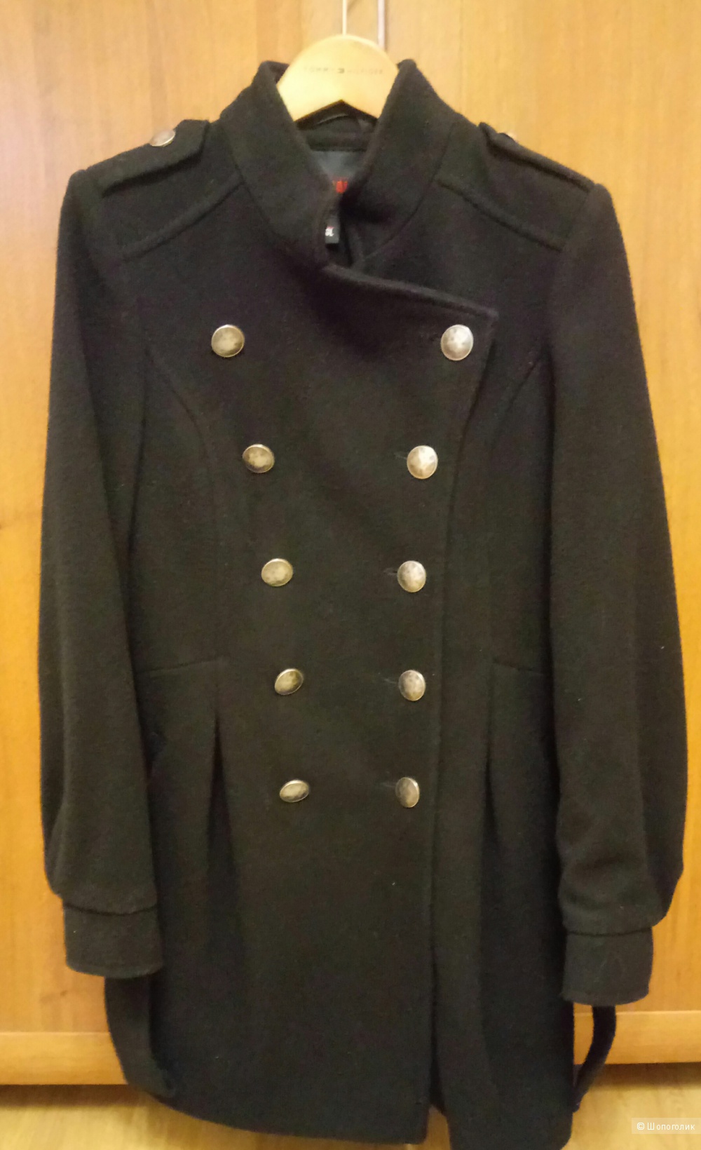 Шерстяное пальто, размер 42-44