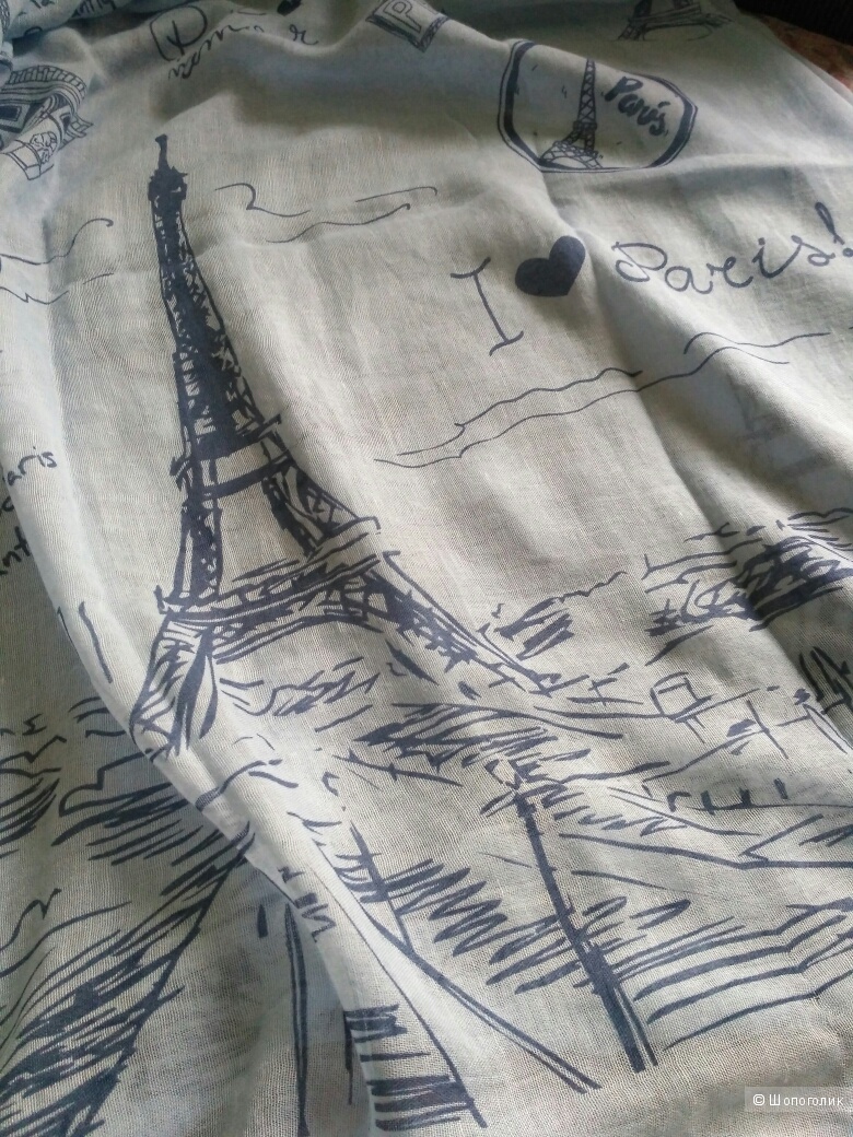 Новый платок с парижских улиц из хлопка и вискозы