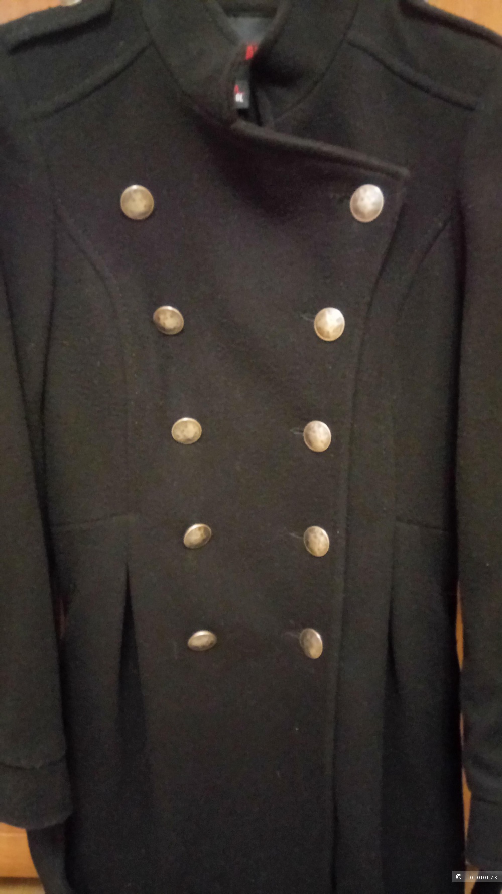 Шерстяное пальто, размер 42-44