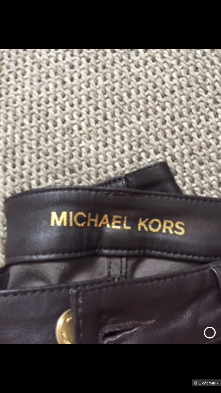 Новые кожаные штаны Michael Kors 44-46