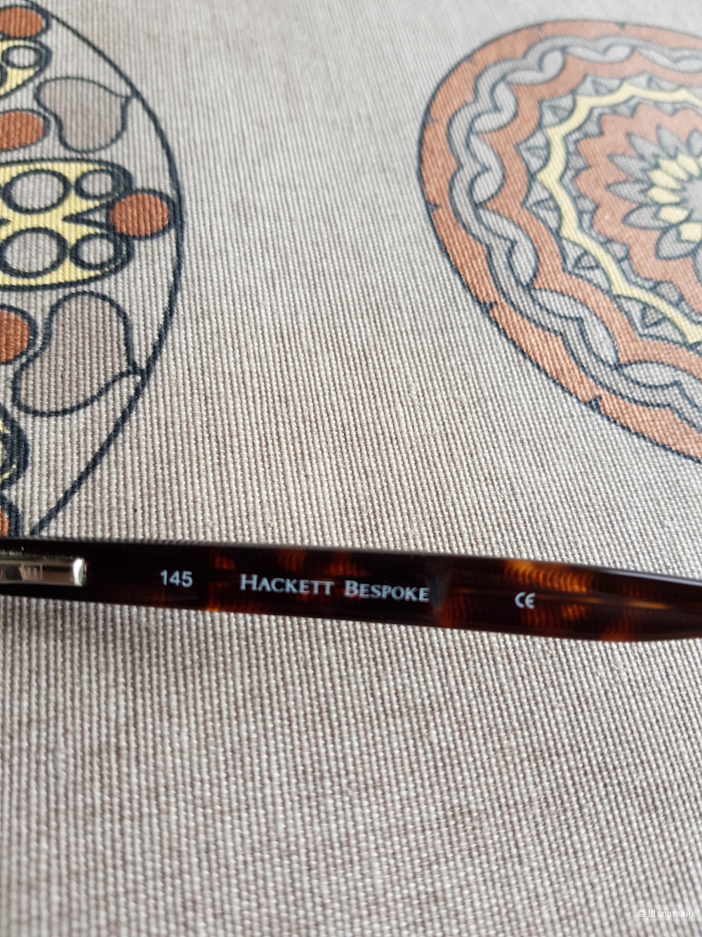 Очки Hackett Sterling Silver "Bespoke" Handmade Brown Sunglasses