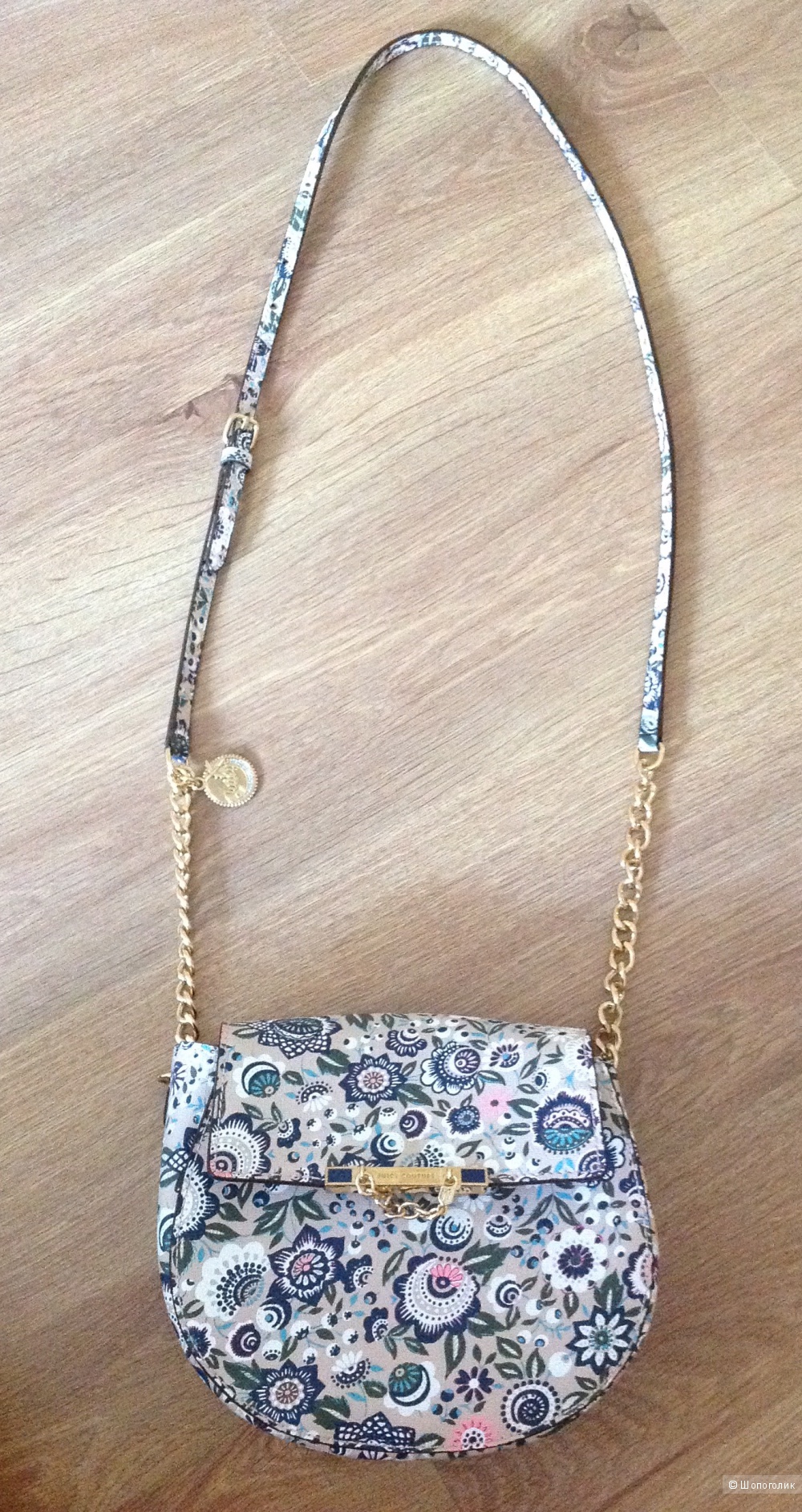 Juicy Couture Floral Printed Mini J Crossbody