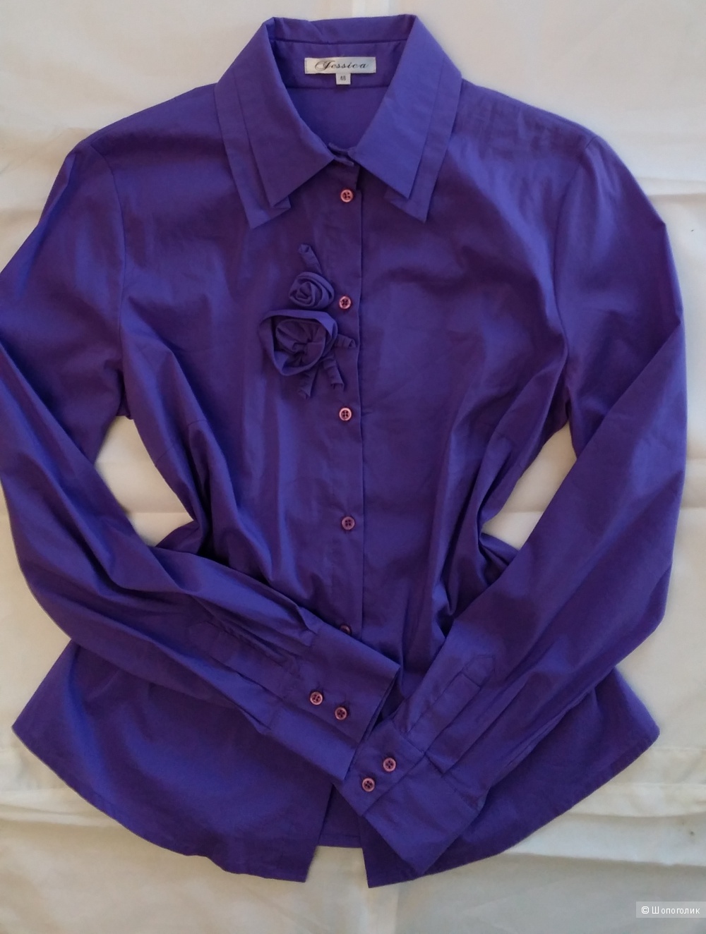 Очень нежная блузка (рубашка) от бренда Jessica, 46-48 размера
