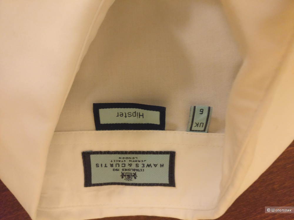 Рубашка классическая из хлопка, hawers&curtis размер 6uk