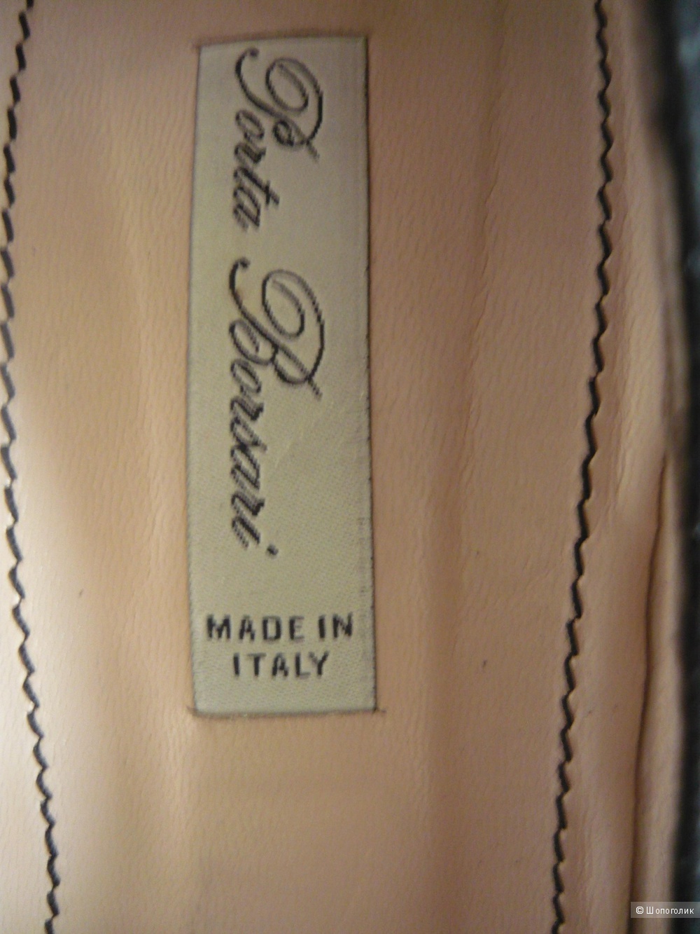 Классические черный замшевые туфли, PORTA BORSARI (Италия), размер 37,5.