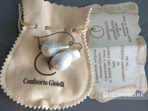 Новые! Серьги с культивированным жемчугом Confuorto Gioielli