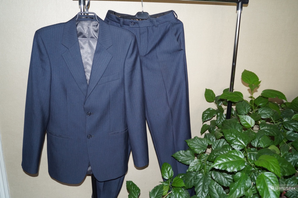 Мужской костюм Moder темно синего цвета, размер 48-50