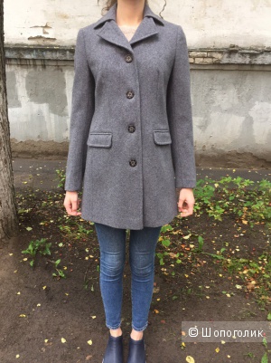 Новое пальто французской марки Sisley. Размер 42-44.
