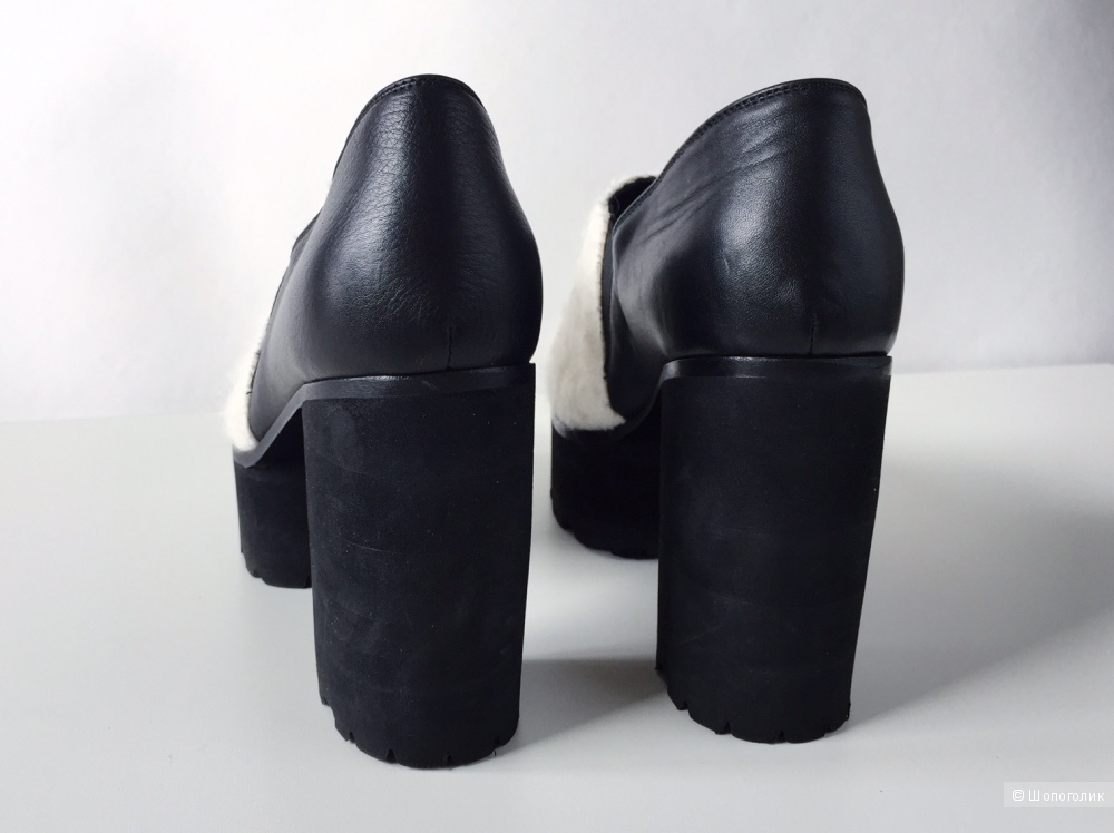 Туфли кожанные бренда Dondup в стиле GUCCI  размер 40-41
