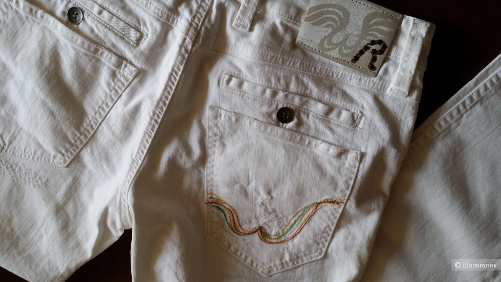 We are Replay белые джинсы Boyfit 30 размер