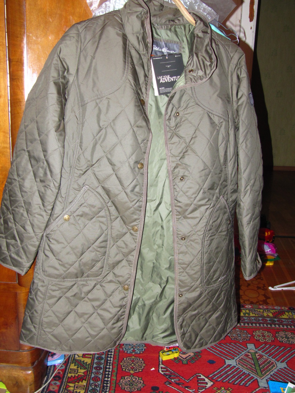 Новое с биркой демисезонное пальто Eddiе Bauer, размер 46-48