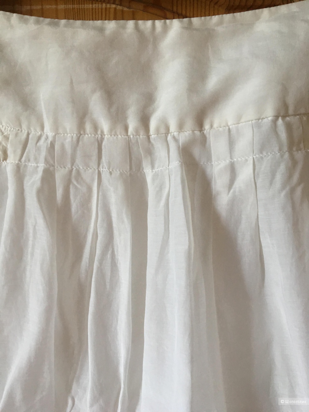 Белая юбка хлопок/шелк Boss Orange размер D36 (на росс.44)