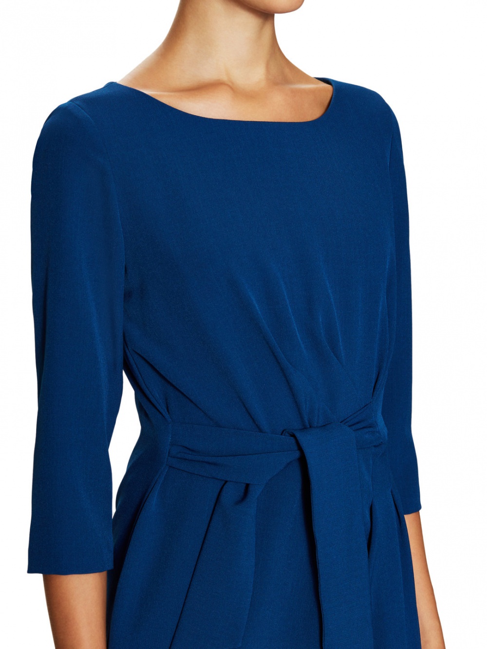 Платье фирмы Tahari ASL, синее, размер L (US10)