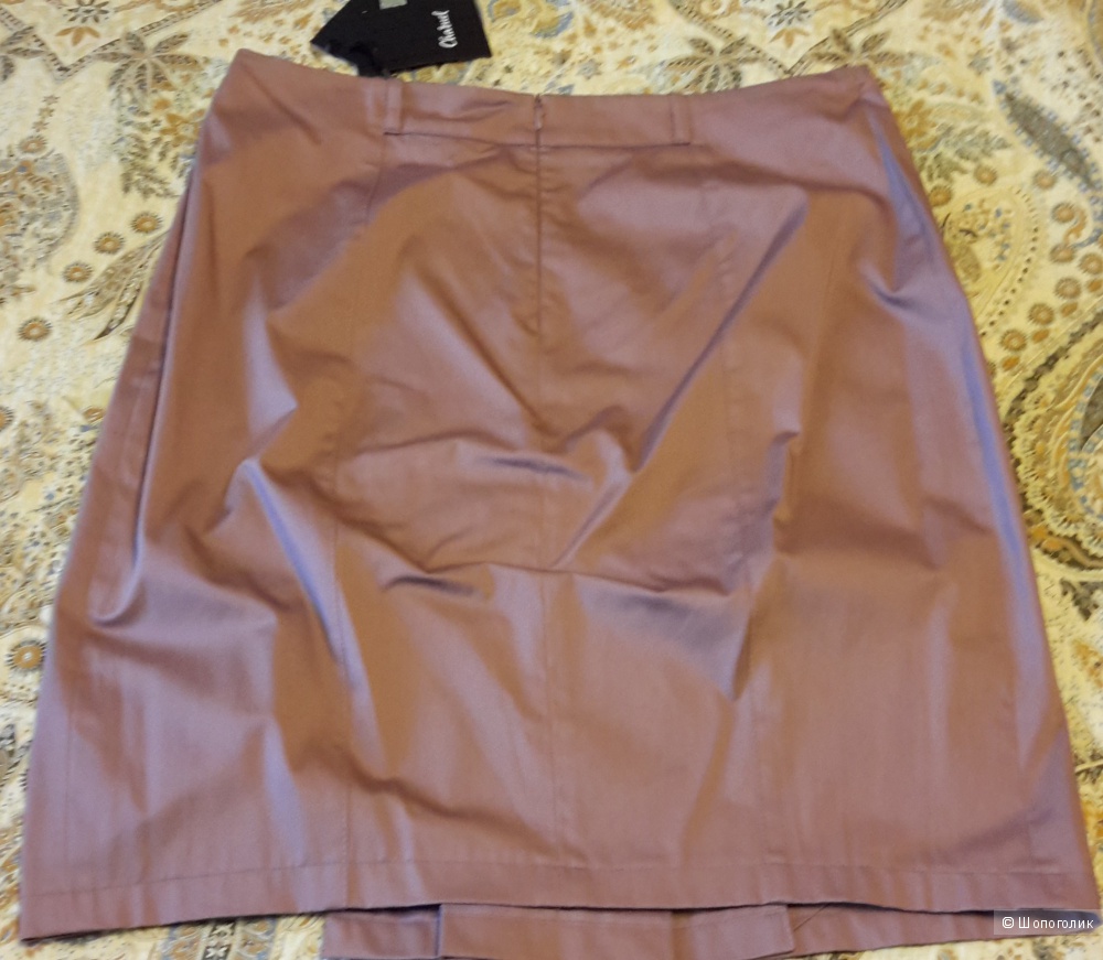 Классная летняя юбка Charuel цвет капучино размер 50