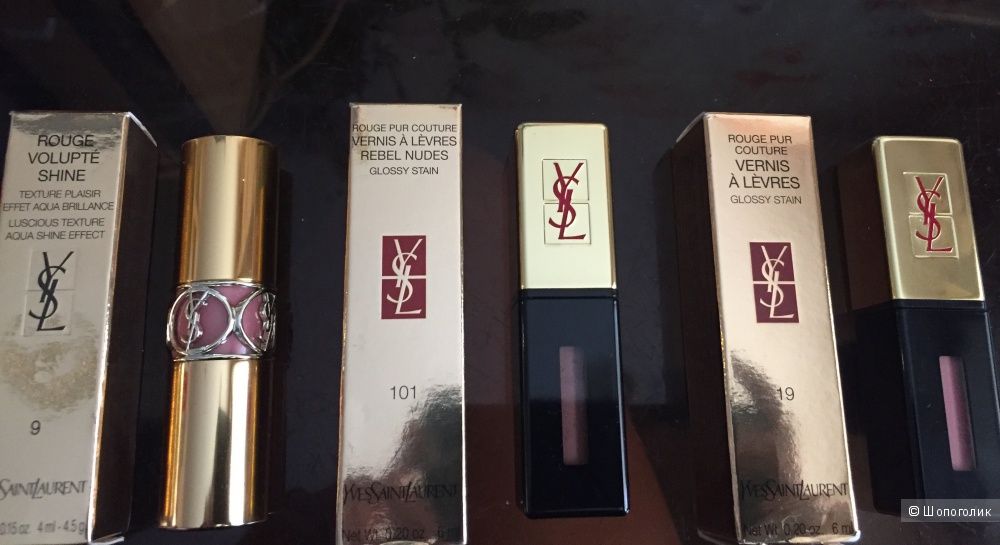 YSL три новых помады