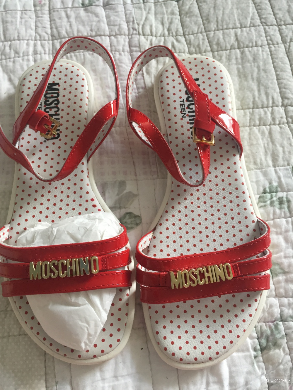 Новые босоножки ф. Moschino 34 размер