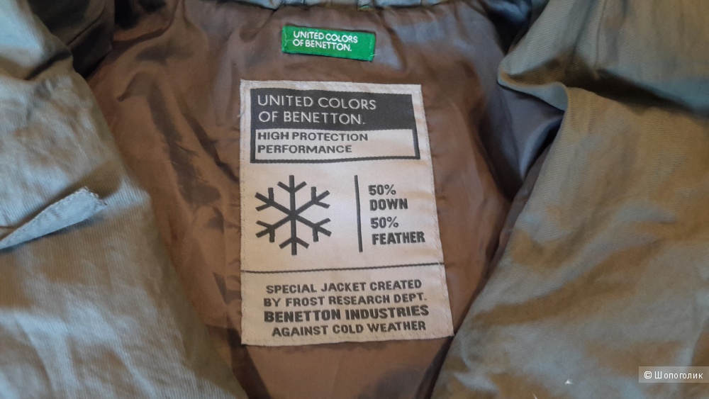 Курка Benetton размер 44-46 пух/перо