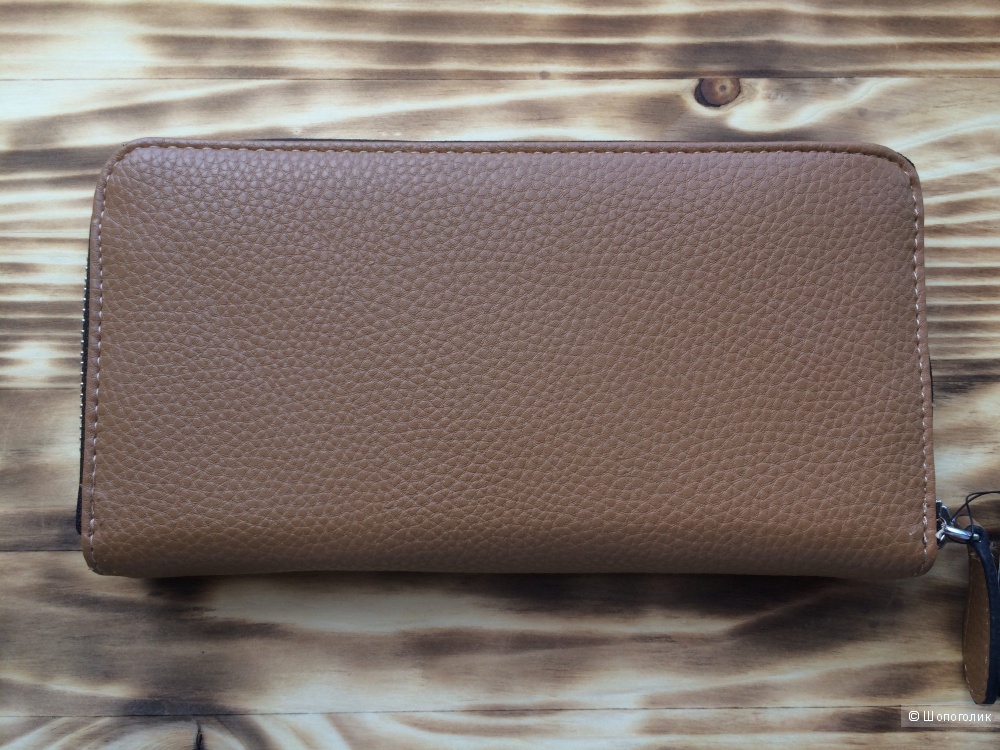 Большой кошелек GUESS (Цвет: черный+коричневый)