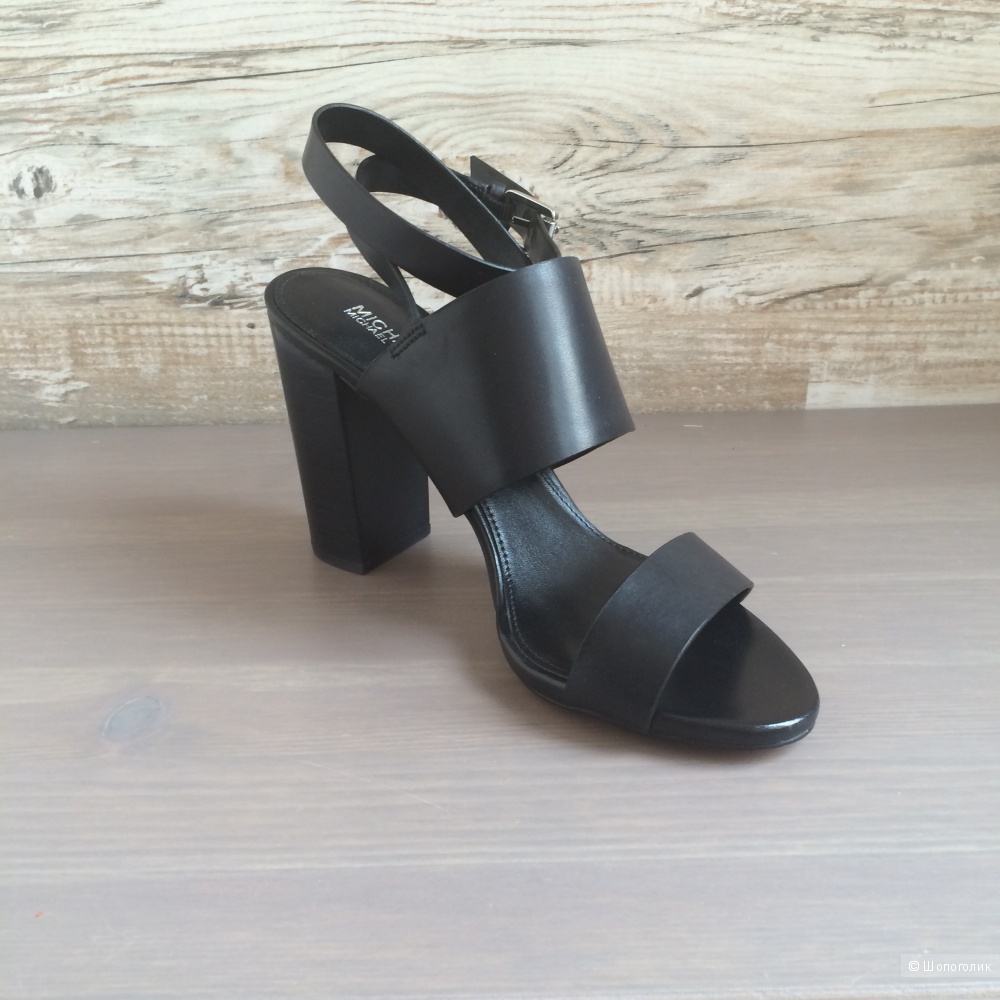 Обувь: Босоножки черные Michael Kors на каблуке, 37 размер