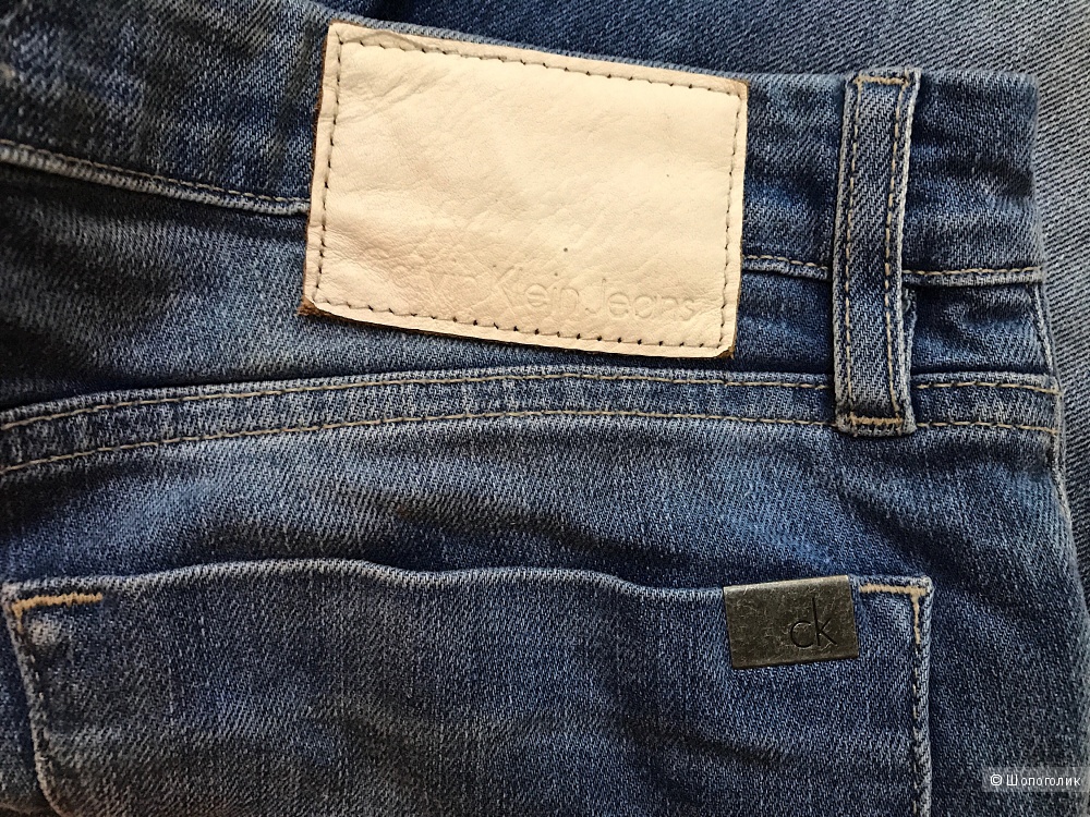 Новые мужские светлые джинсы Calvin Klein, размер - W32, L34.