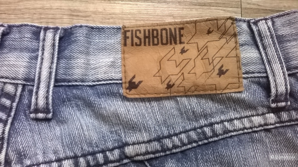 Бриджи джинсовые 46 размер Fishbone