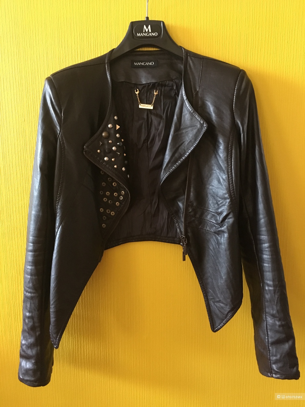 Куртка-косуха Mangano, Италия, размер 40 (XS), б\у