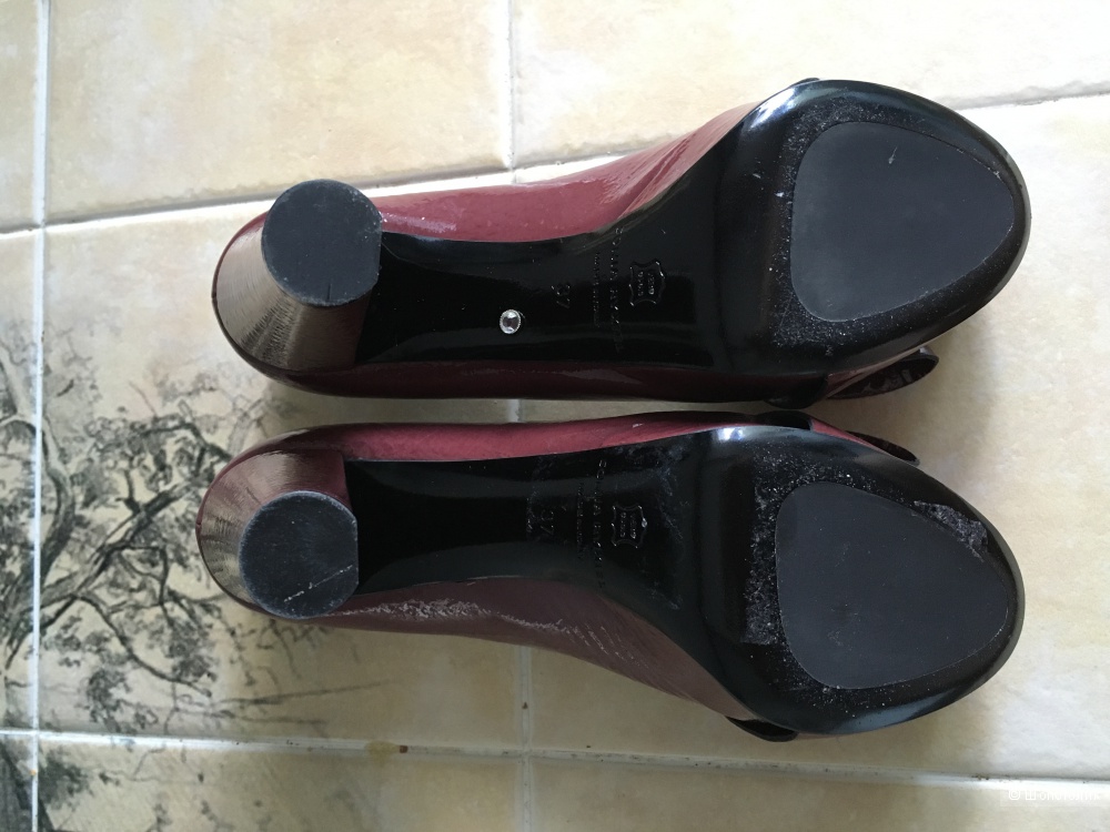Шикарные туфли Sonia Rykiel, кожа, 37 размер